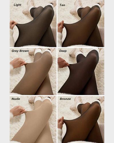 Translucent Fleece Tights