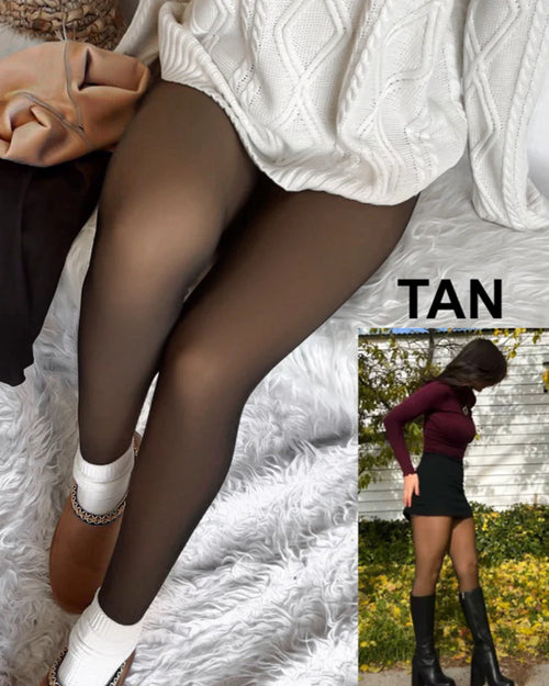 Translucent Fleece Tights