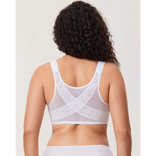 Underwire Unlined Plunge - Back Support Bra