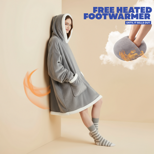 Snuggy Heated Wearable Blanket Hoodie