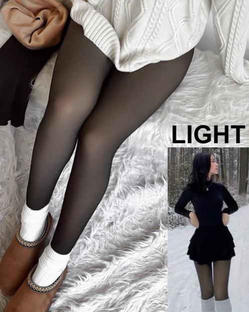 Translucent Fleece Tights