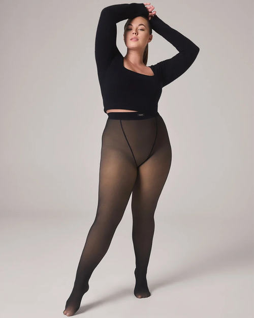 Translucent Fleece Tights