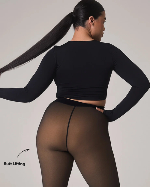 Translucent Fleece Tights