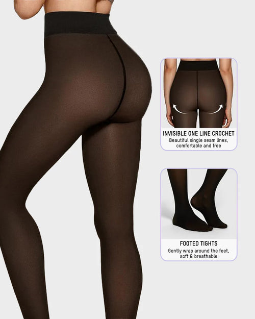 Translucent Fleece Tights