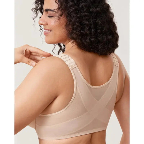 Underwire Unlined Plunge - Back Support Bra